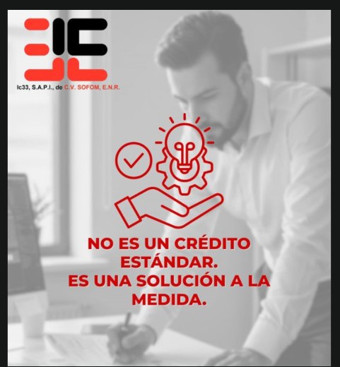 Ic33 - No es un credito estandar, es una solucion a la medida
